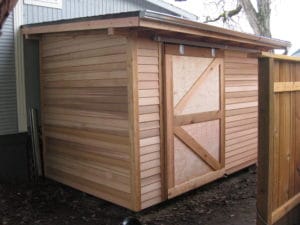 Sliding Shed Door options