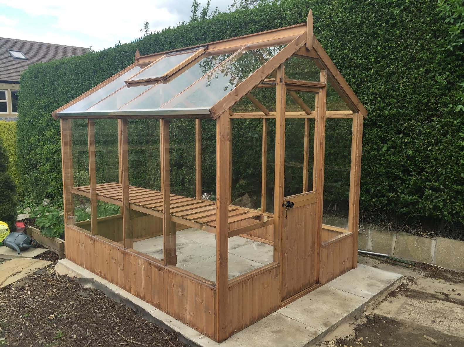 build a greenhouse