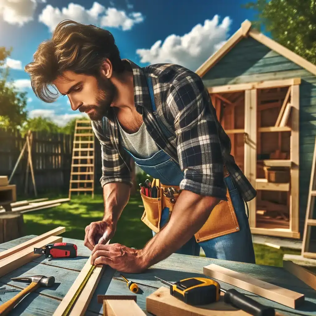 how to build a wood storage shed