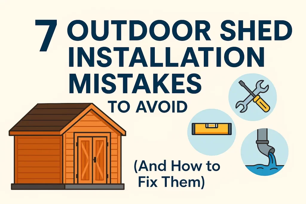7 Outdoor Shed Installation Mistakes To Avoid
