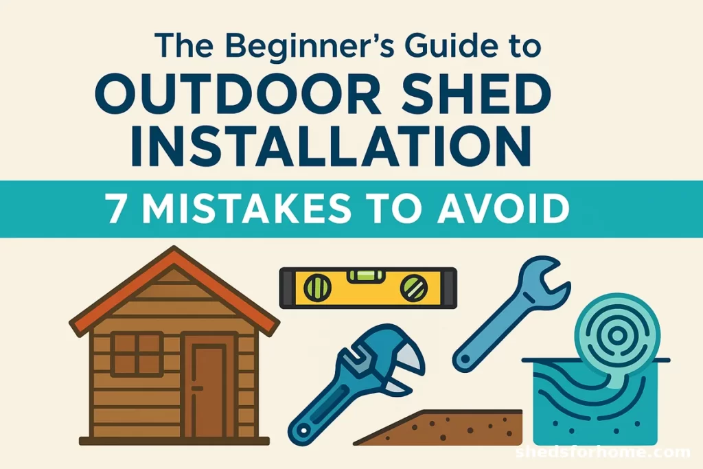 outdoor shed installation mistakes
