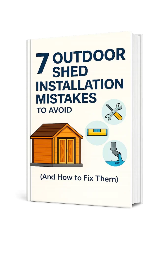 Outdoor Shed Mistakes